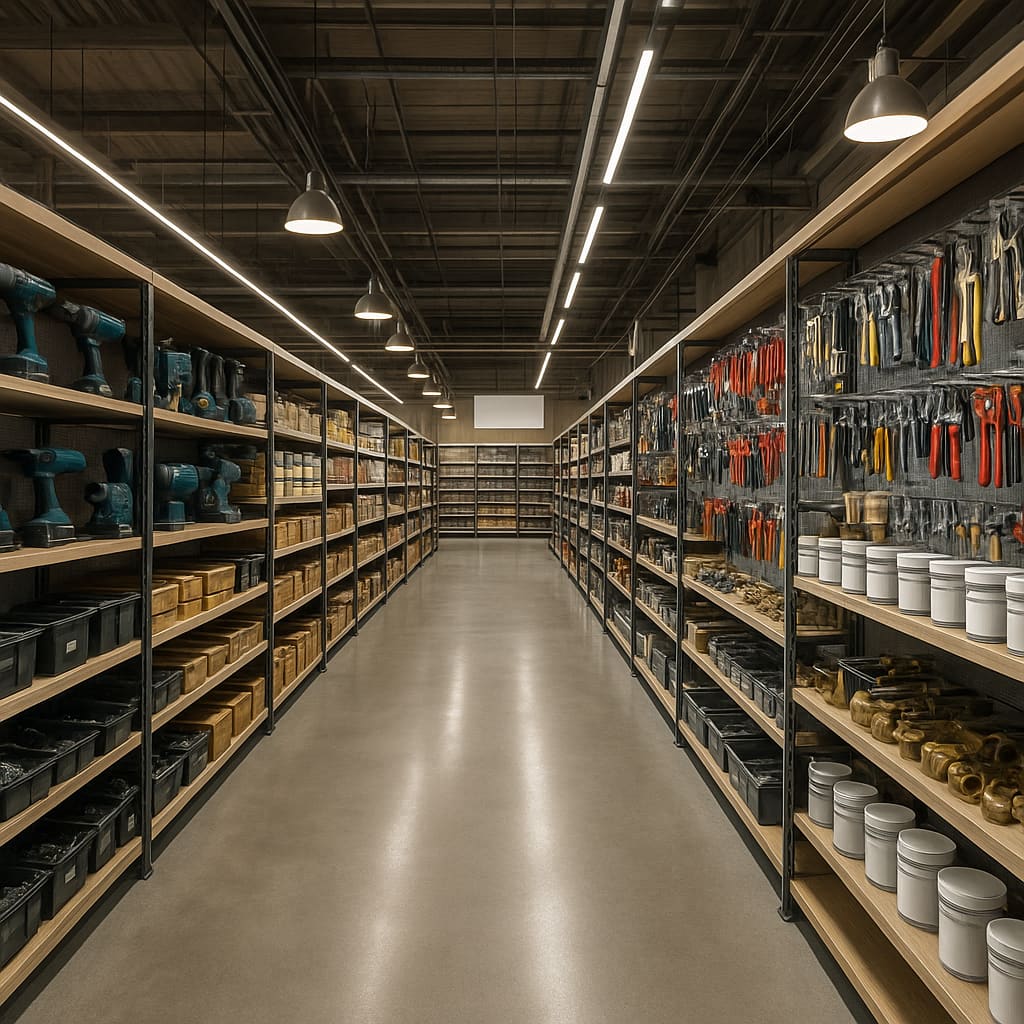 Interior ferretería en Madrid