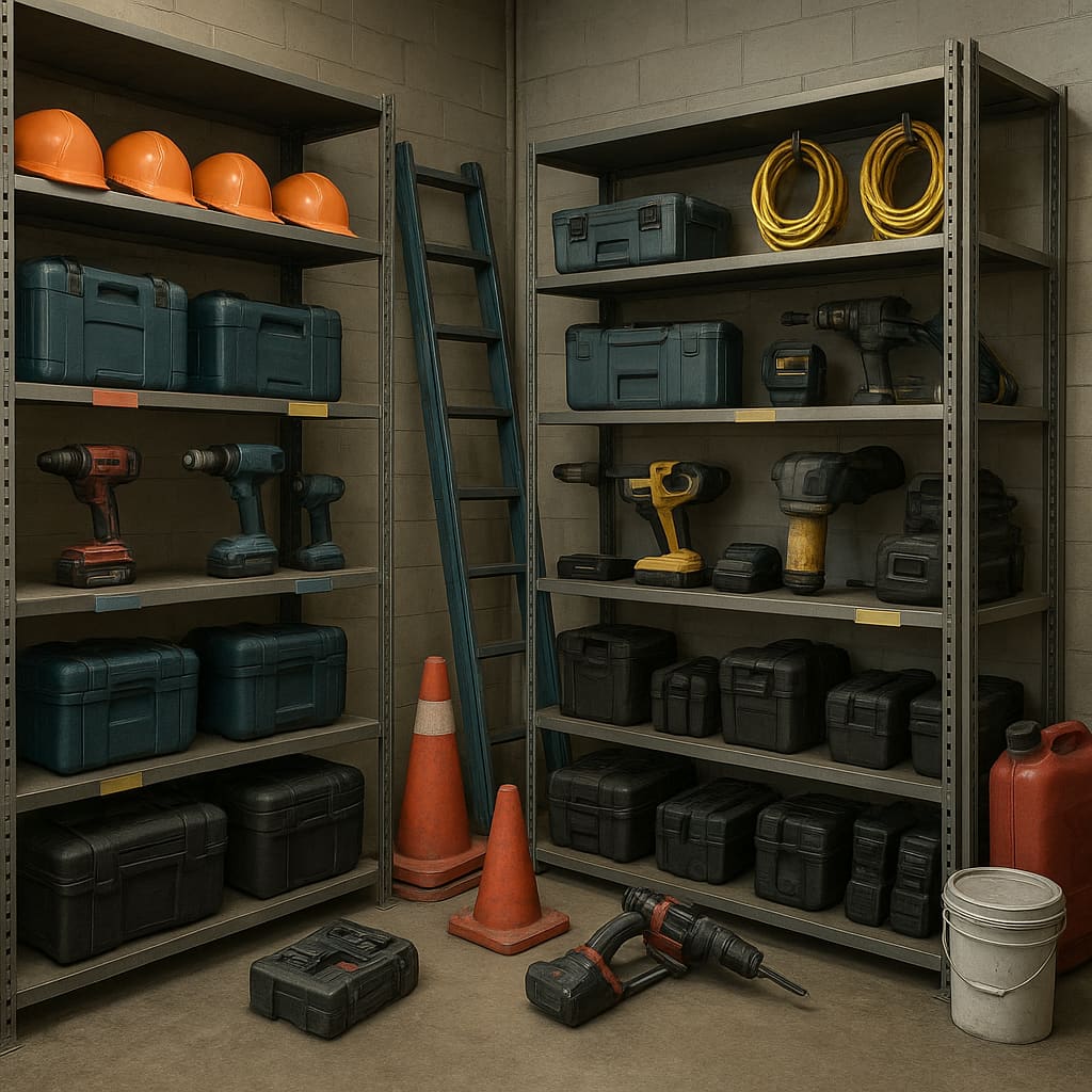 Zona de alquiler de herramientas