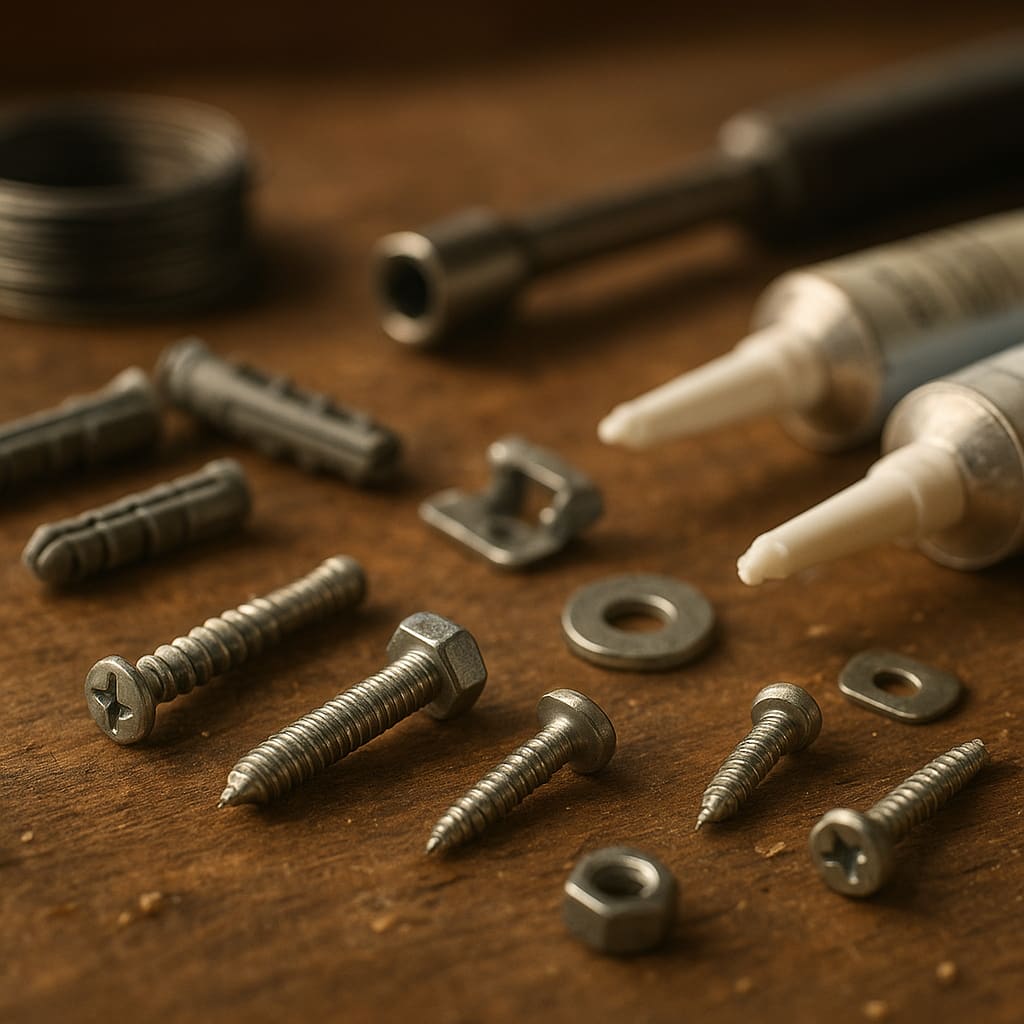 Fijaciones y adhesivos